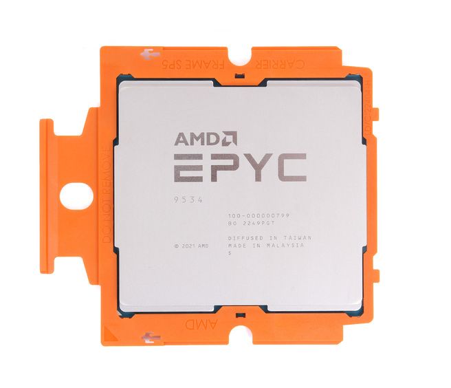 100-000000799_1.jpg 100-000000799 | AMD EPYC 9534 64-Core 3.45GHz 256MB L3 Cachehe Processor - Image 1