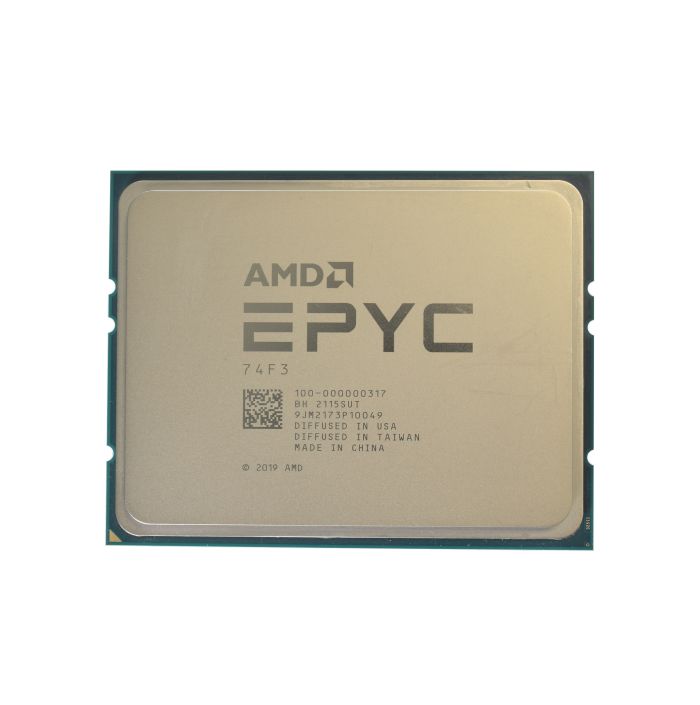 100-100000317wof.jpg 100-100000317WOF | AMD EPYC 74F3 3.2GHz 24-Core 256MB L3 Soc Processor - Image 1