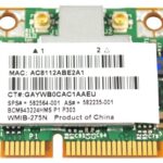 582564-001 | HP Half Mini PCI-Express 802.11a/b/g/n Dual band WiFi Wireless Lan (WLAN) Network Adapter for Elitebook 2540p Notebook