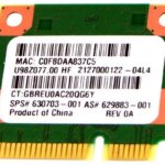 629883-001 | HP RALINK RT5390 Mini PCI-Express 802.11b/g/n WiFi Wireless Lan (WLAN) Network Adapter