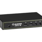 EMD4000T | Black Box Emerald 4K60 DisplayPort KVM-over-IP Extender Transmitter Single-Head KVM / audio / serial / USB extender TAA Compliant