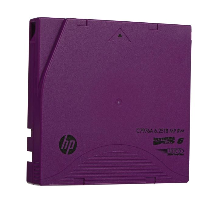 c7976al.jpg C7976AL | HP LTO-6 Ultrium 2.50TB Native / 6.25TB Compressed Metal Particle (MP) RW Tape Data Cartridge - Image 1