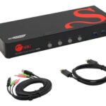 CE-DP0G11-S1 | SIIG 4 Port DisplayPort 1.2 KVM Switch