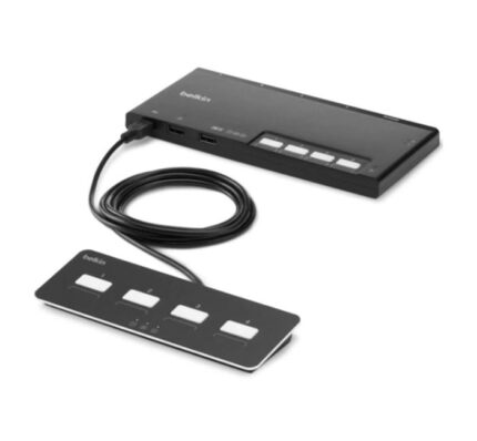 F1DN104MOD-PP-4 | Belkin 4-Ports Single Head DP Modular Secure KVM Switch with Remote