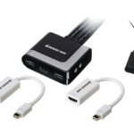 GCS62HMDPKIT | Iogear 2-Port HDMI and Mini DisplayPort KVM Kit Cables Included KVM / audio / USB switch 2 ports