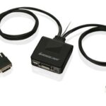 GCS922DPKIT | Iogear 2-Port DVI and DisplayPort KVM Kit Cables Included KVM / USB switch 2 ports