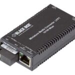 LHC029A-R4 | Black Box MultiPower Miniature fiber media converter 10Mb LAN 100Mb LAN