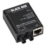 LMC4001A | Black Box Micro Mini Media Converter fiber media converter 10Mb LAN 100Mb LAN GigE TAA Compliant