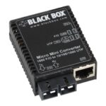 LMC4004A | Black Box Micro Mini Media Converter fiber media converter 10Mb LAN 100Mb LAN GigE TAA Compliant