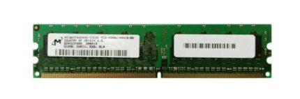 MT16HTF6464AG-53E | Micron 512MB PC2-4200 DDR2-533MHz non-ECC Memory Module