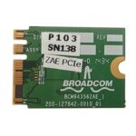 N4M64AA | HP Broadcom Mini PCI-Express (M.2) Dual-Band Network Adapter 802.11b/a/g/n Bluetooth 4.0 EDR